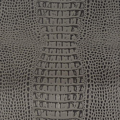 Натуральная кожа Кайман серый толщина кожи 1.2-1.4 мм.