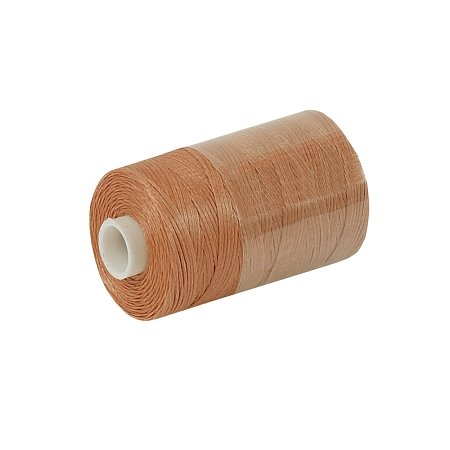 Нить вощеная плоская рыжая