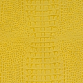 Натуральная кожа Кайман жёлтый толщина кожи 1.2-1.4 мм.