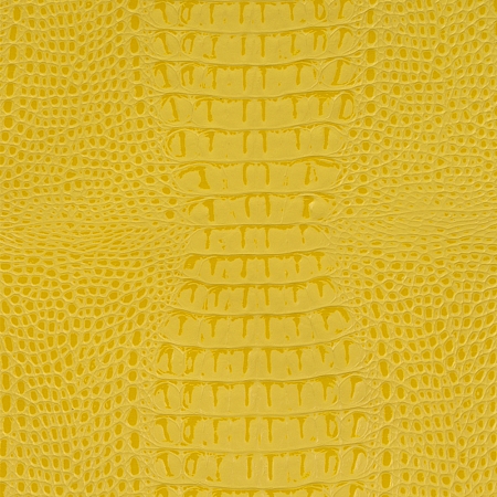 Натуральная кожа Кайман жёлтый толщина кожи 1.2-1.4 мм.